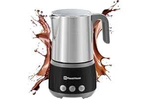 Maestri House Milk Frother, 4-in-1 Electric Milk Steamer and Frother, 500mL 600W Smart Touch Control Hot and Cold Foam Maker, Memory Function for Latte, Cappuccinos, Warm Milk, BasicFro 500