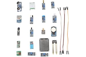 R & R ENTERPRISES Richer-R Raspberry Pi Sensor Kit, 16-in-1 Sensor Module Board Starter Learning Kit for Raspberry Pi