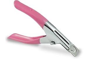 NAILS FACTORY N&BF Profi Tip Cutter Pink/Rosa | Knipser zum Schneiden von Gelnägeln | Nagelcutter Metall für Naturnägel & Tips | Profi Nail Clipper Nagelzange für Nagelstudio & Privatgebrauch