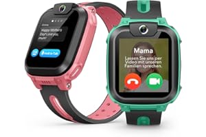 imoo Z1 Reloj Inteligente niño，smartwatch niños con GPS y Llamadas， 4G Smartwatch Niños con Tarjeta SIM y Video HD，IPX8 Reloj Inteligente niño Resistente Agua (Z1, Verde)