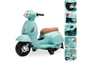 SUN BABY Vespa Elektrisk Motorcykel för Barn 2 År 6V