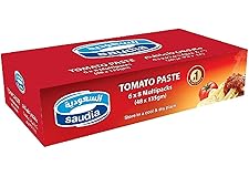 Saudia Tomato Paste , 8X135 Gm