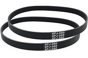 3DREMOTE Lot de 2 Courroies 6PJ-560 / 560PJ6 Pour Bétonnière 130L / 180L Moteur 700W ou 850W Compatible Avec ALTRAD et Guy Noel B165, B180, B190, B175 (Fabriqué A partir de 2012 Uniquement)