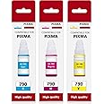 PROINKS GI-790 Multicolor Ink Bottle Compatible Printer for Canon G1010 G2000 G2002 G2010 G2012 G3000 G3010 G3012 G4010 (Cyan/Magenta/Yellow(70ml Each))