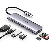 UGREEN USB C Hub, Type C Hub Multiport Adapter with 4K HDMI USB 3.0 Data Transfer, SD/TF Card Reader USB C Adapter Compatible