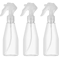 Toureal 200ml Sprühflaschen Leer (3 Stück) Einstellbarer Zerstäuber Kunststoff, Pumpflasche für Pflanze, Blume, Wasser…