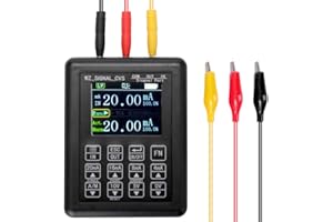 KKnoon Generatore di segnale da 4 a 20 mA, tensione di corrente regolabile ad alta precisione, simulatore analogico sorgenti di generatore di segnale 0-10 V