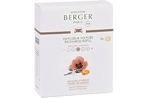 MAISON BERGER Lampe Berger Velours D'orient ricarica auto- confezione 2 ceramiche