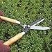 Produktbild FairytaleMM Professionelle Gartenscheren Heckenschere Clippers mit Langen Holzgriff für Gartenscheren Shimming Shaping, Holz Farbe & schwarz