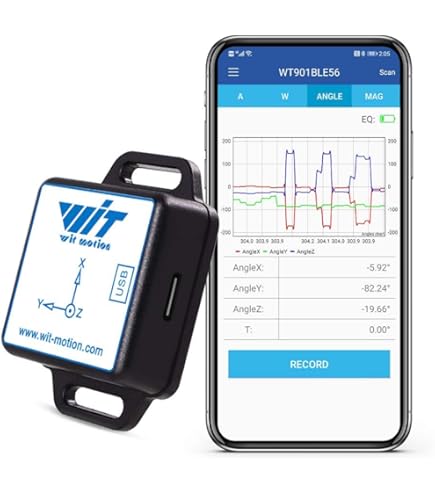 Accelerometer hellingmeter van militaire kwaliteit] HWT901B-TTL MPU9250 9-assige gyroscoop hoek (XY 0,05 ° nauwkeurigheid) digitaal kompas luchtdruk hoogte, RM3100 magnetometercompensatie