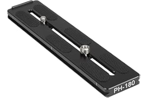 Sirui PH-180 Plaque de Remplacement à Changement Rapide pour tête de cardan Sirui PH-20 Noire