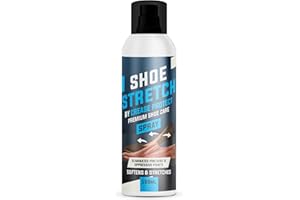 Crease Protect Shoe Stretch Spray | Leather Softener and Shoe Stretcher for Tight Shoes and Boots | Safe for Leather, Suede, Nubuck and Canvas | Eliminates Pressure Points | 150ml Comfort Fit Formula