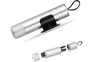 Fentar Rompi Vetro per Auto, 2 in 1 Taglia Cinture di Sicurezza e Rompivetro, Potente Molla Meccanica Martello Emergenza Auto, Emergenza Auto, Rompivetro Auto e Taglia Cintura Molla Meccanica(Argento)