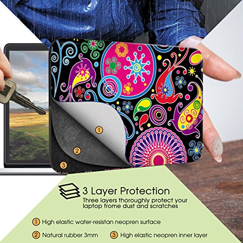 SIDORENKO Tablet PC Tasche f  r 10 - 10 1 Zoll   Universal Tablet Schutzh  lle   H  lle Sleeve Case Etui aus Neopren  Mehrfarbig