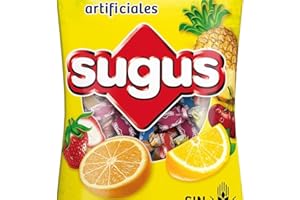 Sugus Caramelo Masticable a Base de Zumo de Frutas, Caramelos Blandos (1kg)