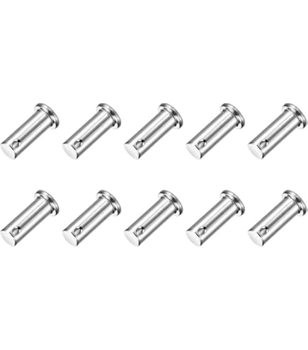 FITTG Knop zonder Knop C-Stalen Indexeerpen met Draad Roestvrij Staal Vaste Positie Handvat 1 St (Kleur: M10-1-5 mm, Maat: zink