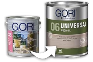 Gori 36 INCOLORE 0,75 l - Olio universale per l'arredo esterno