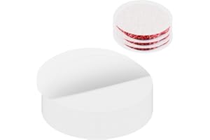 UKOFEW Papel Para Hamburguesas,100 Trozos Hojas Papel Antiadherente Impermeable,11CM Seguridad Papel De Pergamino Redondo,Divisor para albóndigas para Perfectos Burgers Hamburguesas,Cheeseburgers,Albóndigas