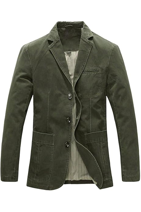 Linen Blazer Men Men's Sport Coats Blazers Linen Suit Jacket