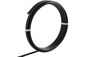 Wazakura Alambre para Entrenamiento Bonsai en Aluminio 5mm 150g Hecho en Japón, Alambre Japonés para Bonsai para la Modelación de Ramas y Troncos - Negro (5.0mm)