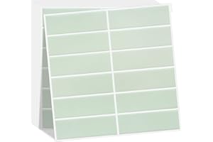 WoStick Self Adhesive Wall Tiles Green, 3D Stick on Tiles Kitchen, New Upgrade 30.5x30.5cm Large Full Size Peel and Stick Wall Tiles for Backsplash Kitchen and Bathroom 10Sheets/Pack