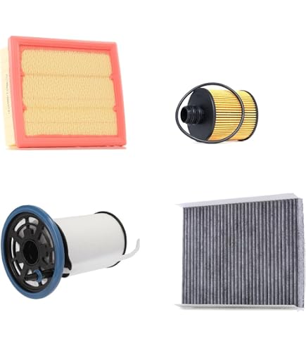 Kit 4 Filtri Tagliando compatibile con JEEP Compass 1.6 Multijet 96 kw Diesel 2021-2024