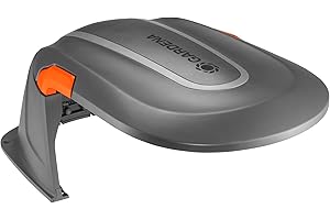 Gardena Original Garage für Mähroboter: Garage für Rasenmäher, optimaler Sonnen- und Regenschutz für Rasenroboter und Ladestation (15020-20)