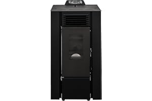 STUFE A PELLET ITALIA | Qubo – Heizlüfter mit 5 Geschwindigkeiten und programmierbaren Leistungsstufen, 24 Monate, Wirkungsgrad 91 %, Heizleistung 80 m², Autonomie 21 Stunden, WiFi