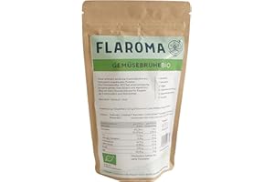FLAROMA Gemüsebrühe BIO 250g - 12,50L, Würzmittel, Suppe und Brühe ohne Geschmacksverstärker, vegan, laktosefrei - Suppenhandel