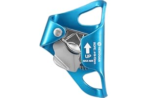 NewDoar Ascenseur de Poitrine d'escalade Abdominale pour Corde Verticale Escalade Pince de Corde certifiée CE pour Corde de 8~13 MM