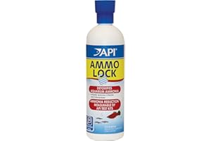 API AMMO-LOCK Freshwater and Saltwater Aquarium Ammonia Detoxifier 473 ml Bottle,473 ml (Pack of 1)