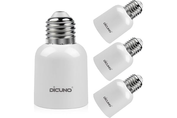 DiCUNO 4 st E27 till E40 Socket Converter Socket Adapter