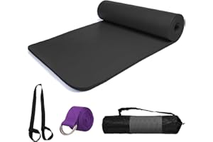 SMALLRUN Esterilla Yoga Esterilla Pilates Antideslizante Alfombrilla de Yoga Esterilla Deporte Yoga Mat para Pilates Yoga Fitness 183x61cm