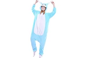 VENASTER Cosplay Adulte Pyjamas Unisexe Onesies Deguisement Animaux Grenouillères Romper Pajamas Vêtements de Nuit Carnaval Costumes Siamois