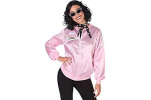 Atosa disfraz años 60 mujer adulto chaqueta rosa XL