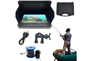 Fishfinder kamera, undervattenskamera för fiske - Vattentät isfiskekamera med 4,3 HD-skärm | 220 graders vidvinkel videofiskekolod, bärbart professionellt fiskehjälpmedel för män och kvinnor