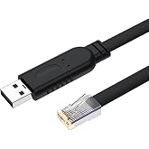 VegGieg USB to RJ45 Console FTDI-TF232 Chipset Console Cable