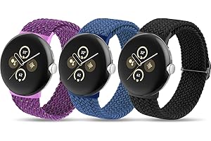 SimpleThings Plecione paski do Google Pixel Watch 2 / pasek Pixel Watch 1 / 3 (41 mm), regulowany, oddychający pasek sportowy, nylonowy, do zegarka Google Watch dla mężczyzn i kobiet