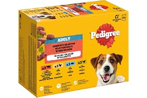 PEDIGREE DOGCARE påse våt (blandad) stötar i gelé 100 g multipack standard 12 x 100 g