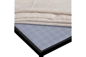 AKAKUS Table Protector Dining Room Waterproof Table Cover Scratch Resistant Table pad Heat Resistant Table mat Spill Proof Table Cream Grey Beige Brown (Grey, 100x180 cm)