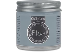 FLEUR DESIGNER'S PAINT | Pittura ad Acqua, Effetto Gesso Naturale, Extra Opaca, Fleur Tester Chalky F57, Colore French Mood, Made in Italy, Formato Campione da 50 ml