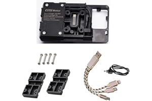 Aiuphing Handyhalter für BMW Motorrad, Navigator Halter Motorrad Zubehör mit Dual USB für BMW R1200GS LC & Adventure S1000XR / RS F700GS / 800GS R1200RS R1200ADV