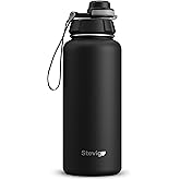 Stevig 1 Hand Leak-Proof Sızdırmaz &Ccedil;elik Termos 1000 Ml Black ST-210