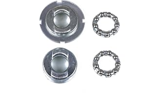 OLDNEWBIKES Raleigh type bottom bracket cups and bearings diameter 34.8mm (1.37") 26 TPI for classic retro vintage bicycle
