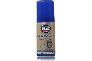 Dégivreur K2 pour serrure de porte et voiture, 50 ml