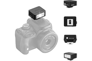 ULANZI SL01 Mini lampa błyskowa, GN8 6500K kamera Speedlite miga, 4 poziomy mocy (1/8~1/1), mini ręczna lampa błyskowa, pojedyncza stopka do aparatów Nikon, Sony, Fujifilm, Panasonic