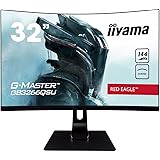 iiyama G-Master GB3266QSU-B1 Curved 1800R 32" VA LCD, 144z, 1ms (MPRT), 2560x1440, 400 cd/m² Brightness, FreeSync Premium™ ,