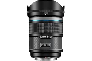 SIRUI Sniper 33mm Autofocus lens, F1.2 Wide Angle APS-C Camera Lens, E Mount Lens for A6400, A6700, ZV-E10, FX3/30 (33mm, E mount, Black)