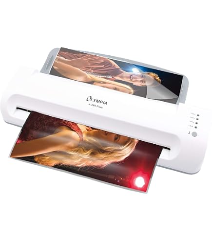 thumbnail: Olympia A 296 Plus Laminator Backloader (80-175 Micron, Up To DIN A4, Business Cards, Laminator With Foils, Laminating Kit For Office, Laminator For Hot And Cold Lamination