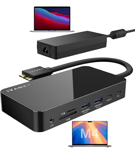 Anker 564 USB-C Docking Station (10ww 1, for MacBook, Black